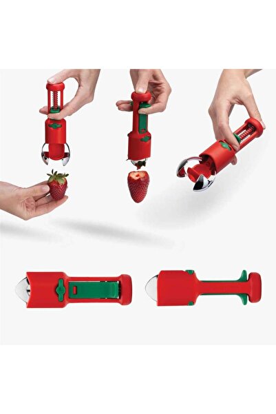 Dreamfarm هولابيت جهاز إزالة ساق الفراولة والبذور