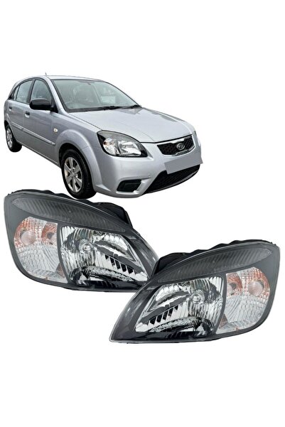NS Nilser Auto Parts Kia Rio Uyumlu Far Lambası Sağ-Sol 2009-2011 Manuel