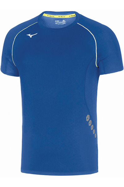 MIZUNO Tricou de alergare premium pentru bărbați - Albastru - M