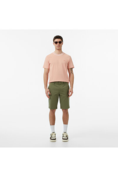 Lacoste Erkek Slim Fit Haki Bermuda Şort