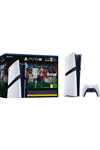 Sony PlayStation 5 Pro 2TB E-Chassis incl. FC26 alb/negru