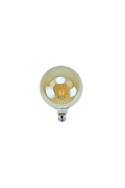 Ecolite 7,5W 220-240V 750LM 2200K E27 G125 Gold Cam Dimli Led Flamanlı Rustik...