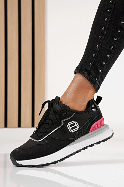 Zaira Women's black textile sneakers Ava #24321 - 40