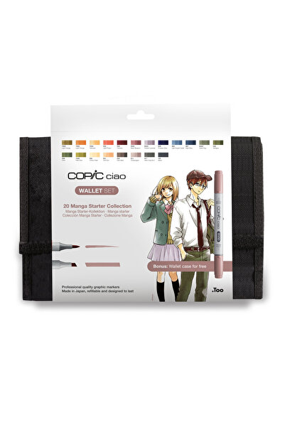 Copic CIAO CANTALI SET MANGA STARTER COLLECTION 20 LI