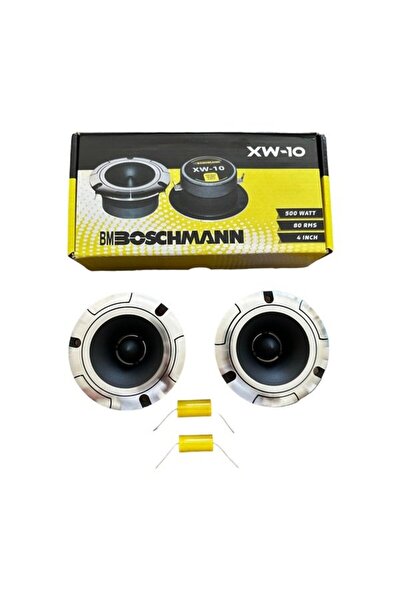Boschmann XW-10 Dome Tweeter 10 Cm 500W Maksimum 80W RMS