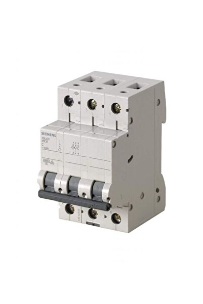 Siemens 25A; 3 FAZLI; 5SL Classic ANAHTARLI OTOMATİK SİGORTA; 6kA; C TİPİ; YA...