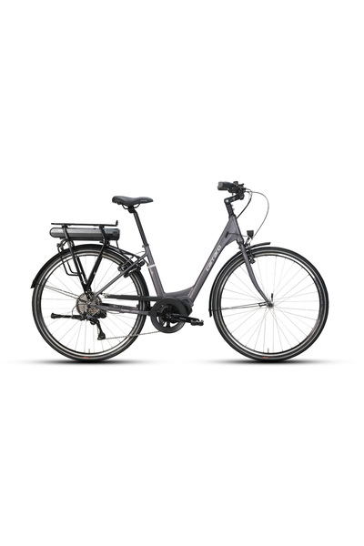 Carraro E-Power Ltd 28" 8-V VB Elektrikli Şehir Bisikleti - Mat Antrasit-Gümü...