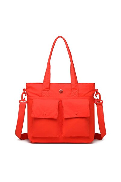 SMART BAGS Micro Poly Fabric Large Size Women's Shoulder Bag 3345