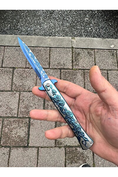 VAS.QUE Gül Motifli Çelik Çakı