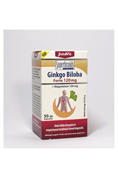JutaVit Ginkgo Biloba 120mg+Mg Jutavit, 50 comprimate
