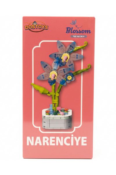 DOSTOYS Yapı Taşı Serisi Çiçek Yapım Seti Narenciye