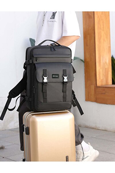 HIKE Unisex Expandable Laptop Backpack Water Resistant Daypack