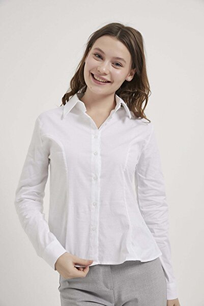 Arma Life Armalife 10439 waist-embellished, fluffy, stretch women's shirt