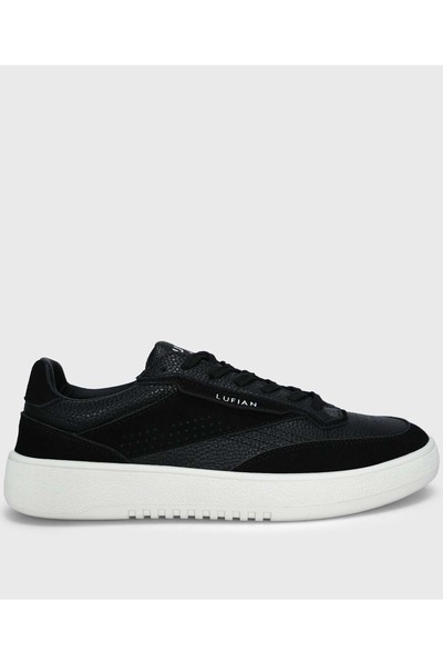 Lufian 112230252 Isaac Sneaker Men's Leather Shoes Black