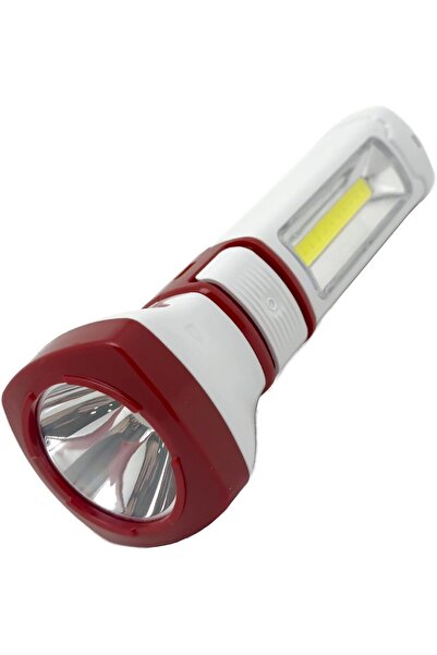 Kyrotech USB Şarjlı LED El Feneri 2W, COB LED Destekli, 300 Lümen Yüksek Parl...