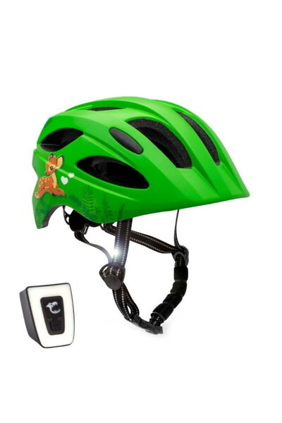 Crazy Safety Cască de bicicletă pentru copii, mărime reglabilă 54-58 cm, 6-12...