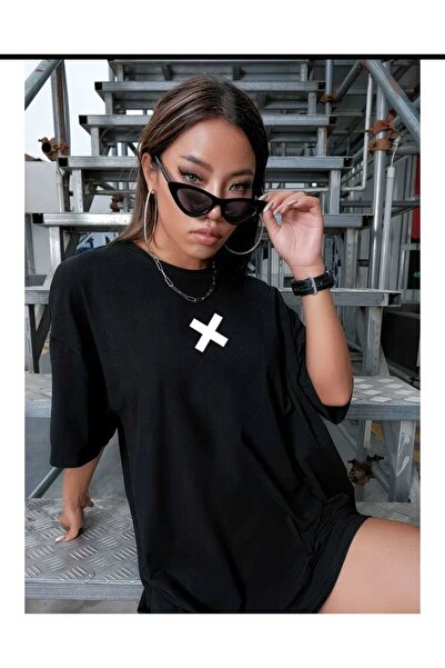 New Shine X Печатна черна тениска