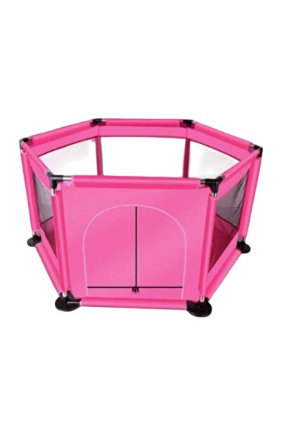 Vision Playpen and children's playground with side opening in pink