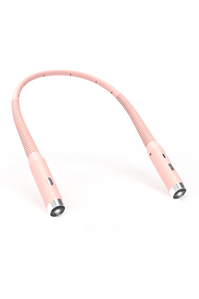 Choice مصباح قراءة وردي اللون F4 يُعلق حول الرقبة، مصباح للقراءة، مصباح قابل ...