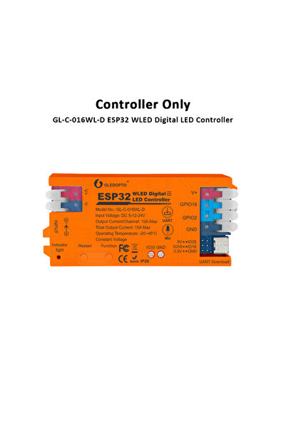 Choice Controller Only ESP32 WLED Digital LED Controller IR Sensor Switch RGB...