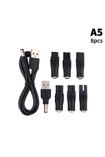 Choice سلك طاقة بديل A5 (1/6/7/8 قطع) شاحن 5 فولت محول USB مناسب لجميع أنواع ...