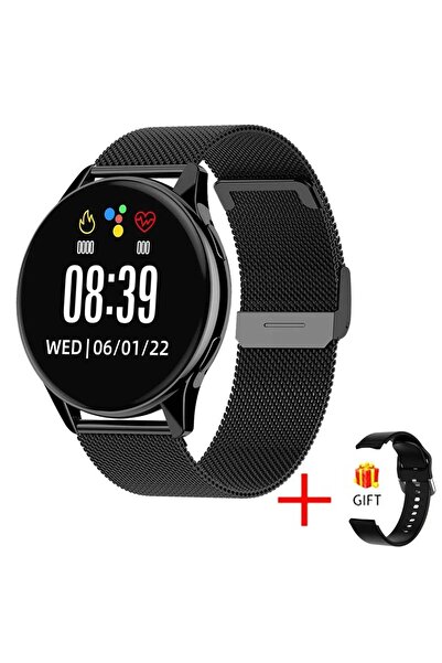 Choice ساعة ذكية جديدة سوداء B018 2026 بشاشة كاملة، تدعم مكالمات البلوتوث، من...