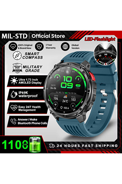 Choice ساعة ذكية جديدة من طراز T-Rex3 Ultra مزودة ببطارية كبيرة سعة 1100 مللي...