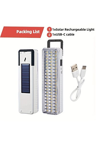 Choice مصباح طاولة يعمل بالطاقة الشمسية، بطارية 2000 مللي أمبير، منفذ USB-C، ...