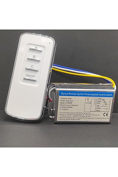 Choice 3-way control Segmentation switch 220V three way ceiling light wireles...