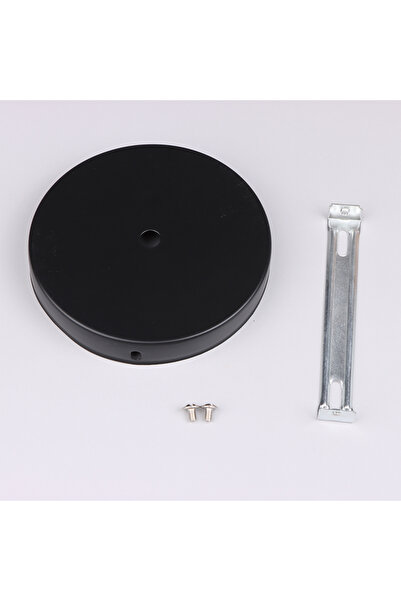 Choice Black 1set Hanging Chandelier Lamp Plate Metal Ceiling Fixed Chassis W...