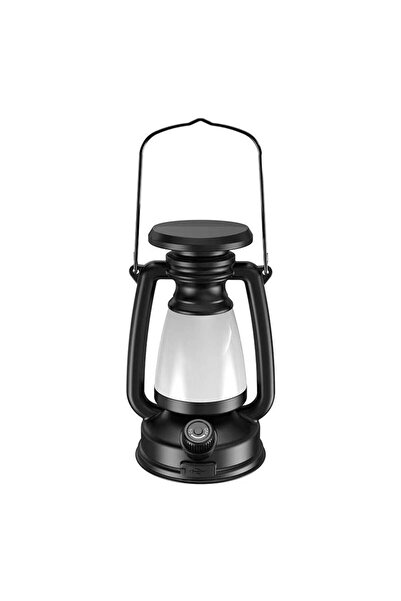 Choice Black 1pcs Vintage Lantern Portable Rechargeable Hanging Camping Lamp ...
