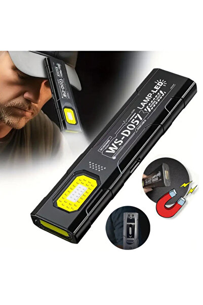 Choice مصباح يدوي صغير الحجم قابل لإعادة الشحن عبر منفذ USB، مزود ببطارية ليث...