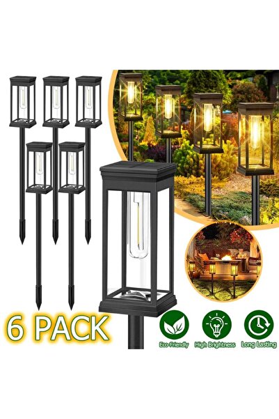 Choice 6PCS Solar Path Light Outdoor Waterproof 1/2/4/6PCS Landscape Lighting...