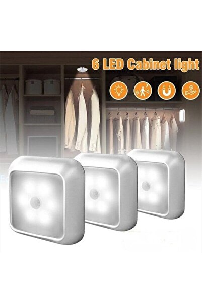 Choice مصباح ليلي LED أبيض دافئ، مصباح ليلي ذكي بمستشعر حركة، مصباح بجانب الس...