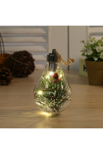 Choice B style 1Pc Christmas LED Bulb Decorative Hanging Light Christmas Orna...