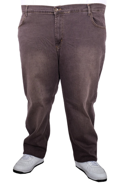 ModeXL Mode XL Large Size Jeans Fenty Od 25920 Brown