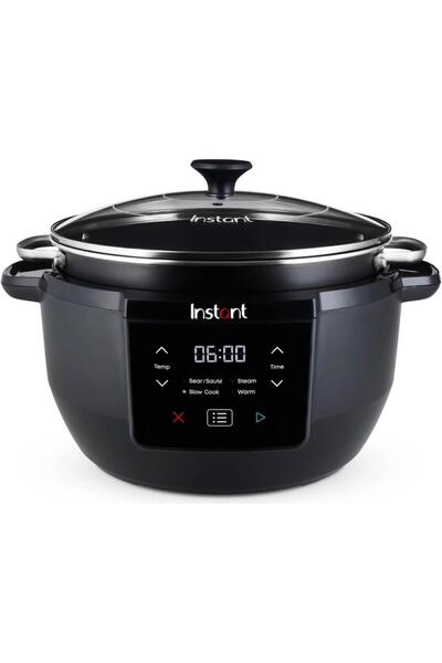 Instant Pot Üstün Yavaş Pişirici 7.1 Lt. 4in1 (Yavaş Pişirme, Kızartma, Buhar...