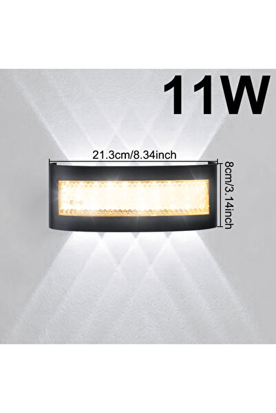 Choice 6500k-3000k-11W Modern LED Wall Lights for Indoor and Outdoor Use with...