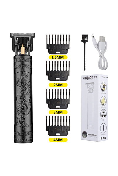 Choice مجموعة ماكينة حلاقة الشعر ريترو T9 الأصلية ببطارية 600 مللي أمبير، تتض...