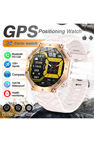 Choice ساعة سباحة ذكية بنظام تحديد المواقع GPS باللون الوردي T-Rex 3 Ultra Gr...