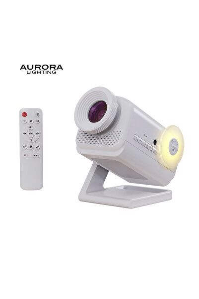 Choice جهاز عرض ثلاثي الأبعاد صغير الحجم عالي الدقة من أورورا لايتنج، أبيض ال...