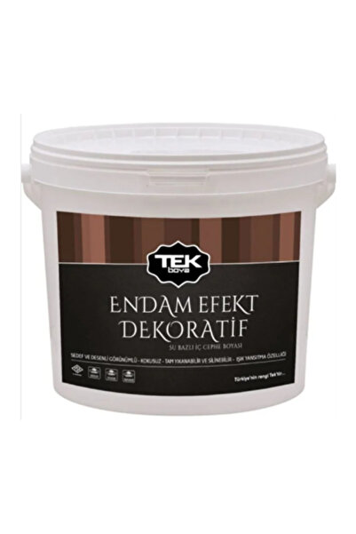 TEK BOYA TEK ENDAM DEKORATİF Efektli Boya 0.75lt - Gümüş