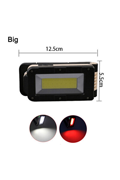 Choice مصباح عمل كبير بتقنية COB، قابل لإعادة الشحن عبر منفذ USB، مصباح يدوي ...