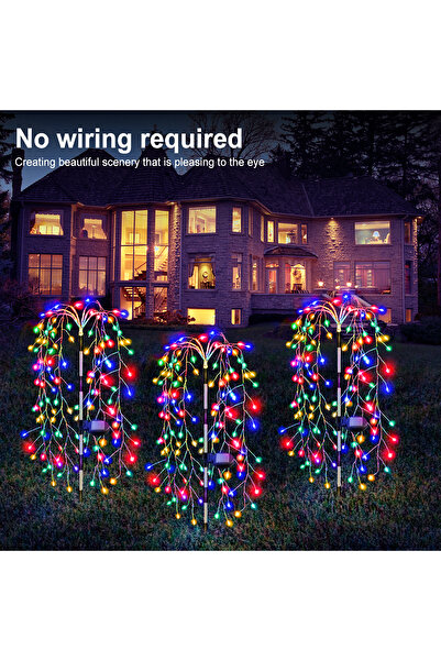 Choice سلسلة إضاءة LED RGB بـ 200 مصباح LED و8 أوضاع إضاءة، تعمل بالطاقة الشم...