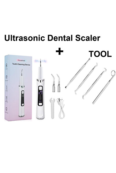 Choice أداة إضافية: جهاز تنظيف الأسنان بالموجات فوق الصوتية لإزالة الجير، 5 أ...