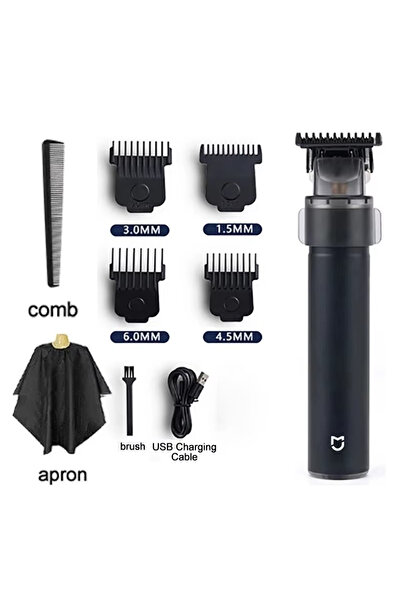 Xiaomi black Mijia Hair Clipper Trimmer for Men Electric Shaver Clippers Barb...
