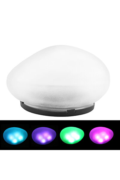 Choice Color Light Solar Pebble Faux Stone Lawn Light LED Outdoor Garden Lamp...