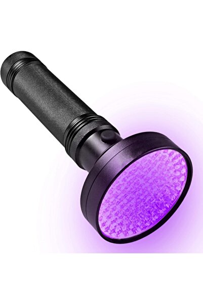 Choice مصباح يدوي محمول يعمل بالأشعة فوق البنفسجية، مزود بـ 100 مصباح LED، بت...