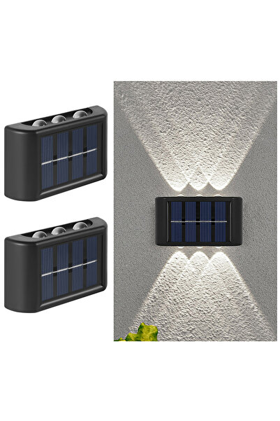Choice 2PCS White light 6LED Solar Lights, Outdoor Atmosphere Wall Lamp,Up An...