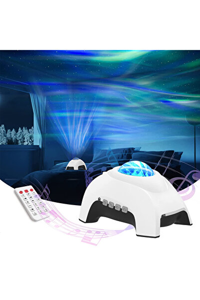 Choice جهاز عرض النجوم البيضاء من إيليفانت لغرفة النوم، مزود بإضاءة ليلية LED...